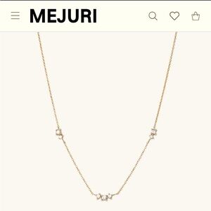 MEJURI Floating Sapphire Necklace